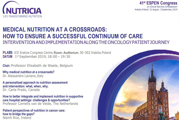 Nutricia symposium ESPEN-Krakow-2019